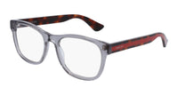Square Transparent Grey Sheet Frame Unisex
