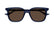 Square Shniy Blue Sheet Frame Brown Lens UV Protection Unisex