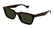 Cat Eye Shiny Brown Sheet Frame Green Lens UV Protection Women
