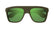 Square Matt Green Frame Green Lens UV Protection Men