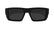 Ractangle Black Sheet Frame Grey Lens UV Protection Unisex