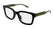 Square Shiny Black Sheet Frame Men