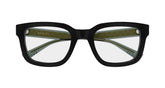 Square Shiny Black Sheet Frame Men