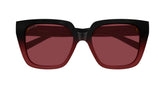 Butterfly Black And Cherry Frame Ruby Lens UV Protection Women